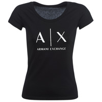 Odjeća Žene
 Majice kratkih rukava Armani Exchange HELBATANTE Crna