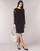 Odjeća Žene
 Kratke haljine Lauren Ralph Lauren LACE PANEL JERSEY DRESS Crna