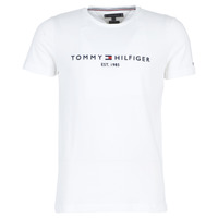 Odjeća Muškarci
 Majice kratkih rukava Tommy Hilfiger TOMMY FLAG HILFIGER TEE Bijela
