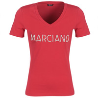 Odjeća Žene
 Majice kratkih rukava Marciano LOGO PATCH CRYSTAL Red