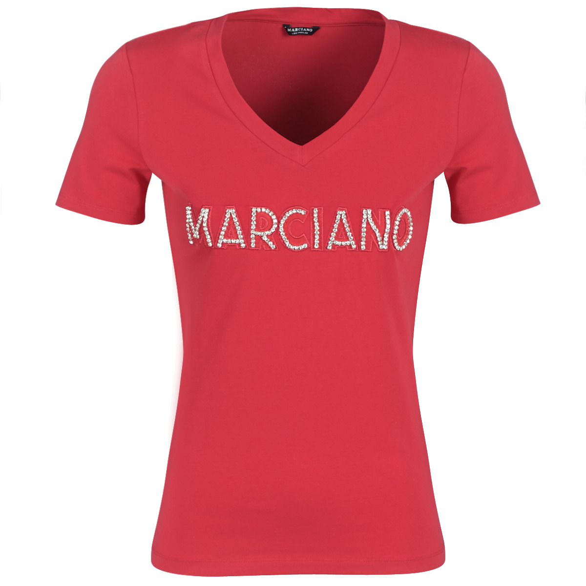 Odjeća Žene
 Majice kratkih rukava Marciano LOGO PATCH CRYSTAL Crvena