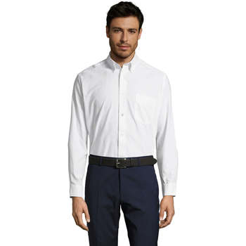 Odjeća Muškarci
 Košulje dugih rukava Sols BOSTON STYLE OXFORD Bijela