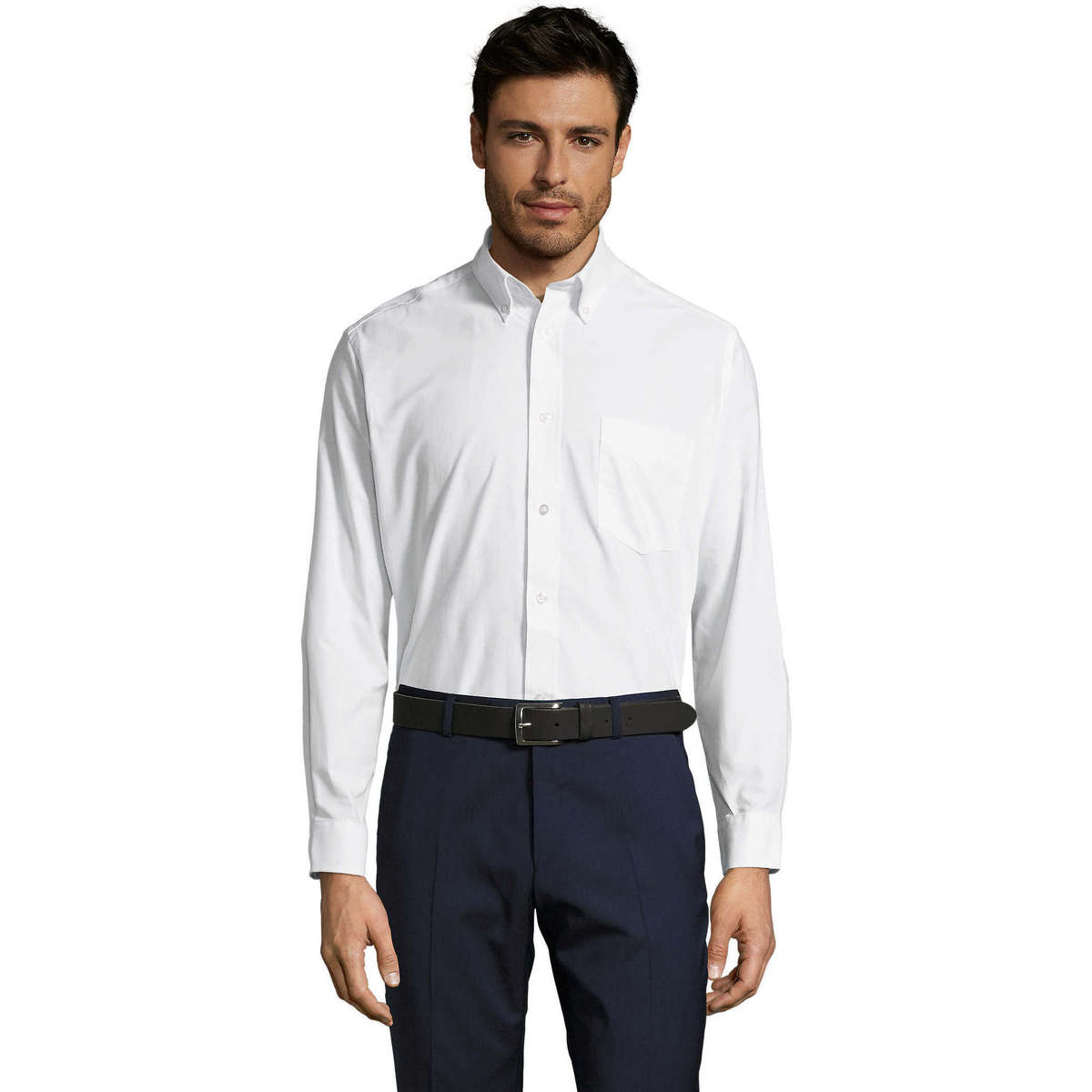 Odjeća Muškarci
 Košulje dugih rukava Sols BOSTON STYLE OXFORD Bijela