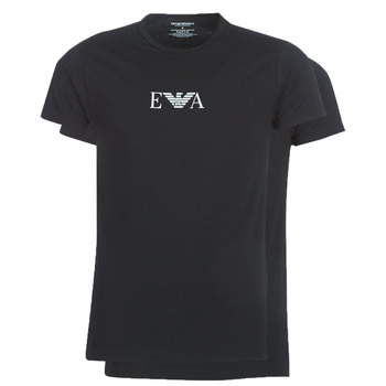 Odjeća Muškarci
 Majice kratkih rukava Emporio Armani CC715-PACK DE 2 Crna