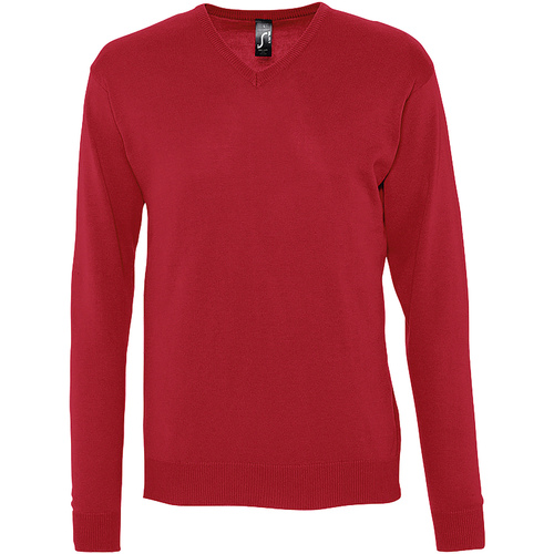 Sols GALAXY SWEATER MEN-JERSEY HOMBRE CUELLO PICO Crvena