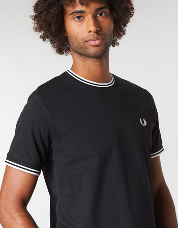 Fred Perry TWIN TIPPED T-SHIRT Crna