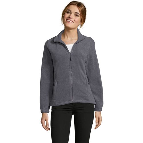 Sols NORTH WOMENN-CHAQUETA POLAR MUJER CON CREMALLERA Siva
