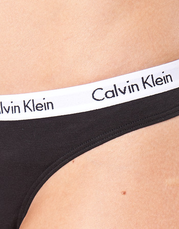 Calvin Klein Jeans CAROUSEL THONG X 3 Crna