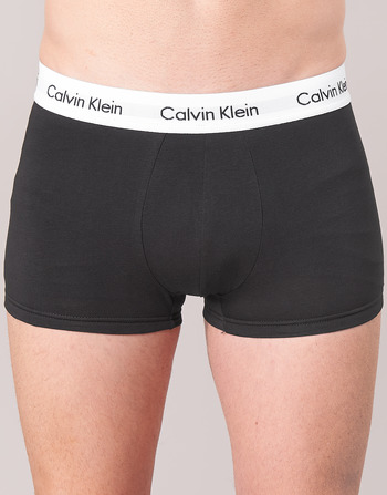 Calvin Klein Jeans COTTON STRECH LOW RISE TRUNK X 3 Crna