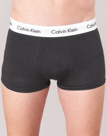 Calvin Klein Jeans COTTON STRECH LOW RISE TRUNK X 3 Crna / Bijela / Siva / Raznobojno tkanje