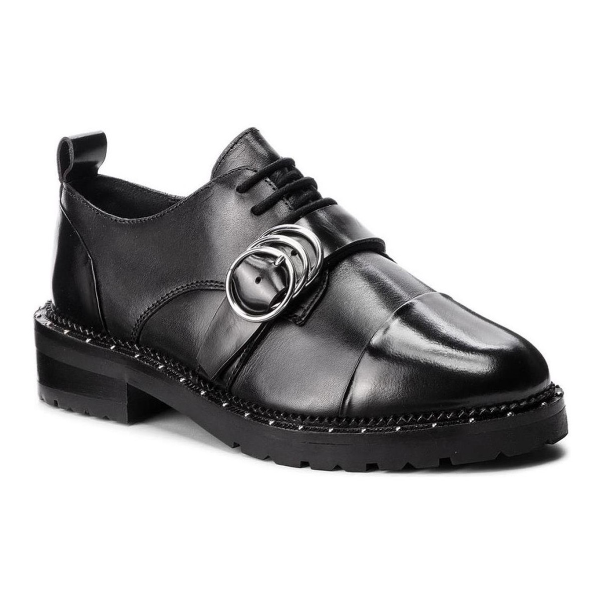 Obuća Žene
 Mokasinke Bronx KINGDOM ZWART  F-01 BLACK 66195 Crna