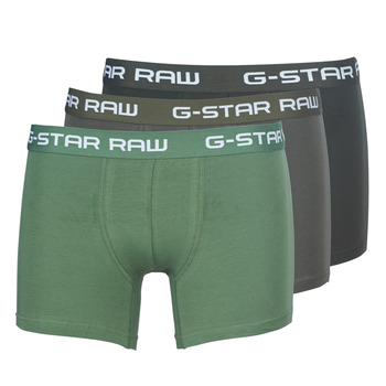 Donje rublje Muškarci
 Bokserice G-Star Raw CLASSIC TRUNK CLR 3 PACK Crna / Zelena