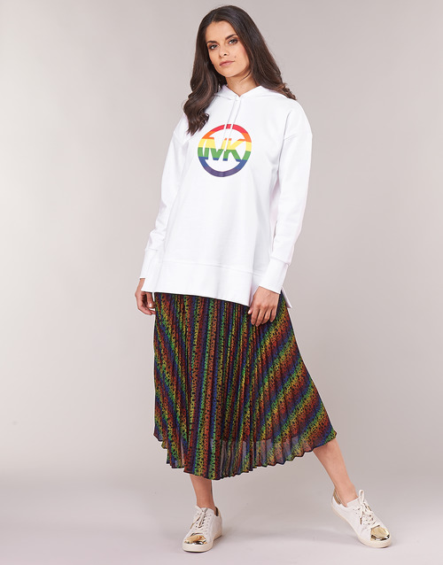 MICHAEL Michael Kors MULTI LOGO PLEAT SKRT Višebojna