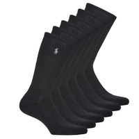 Donje rublje Visoke čarape Polo Ralph Lauren ASX110CREW PP-SOCKS-6 PACK Crna