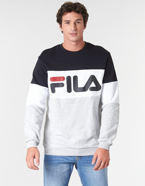 Fila STRAIGHT BLOCKED CREW Siva / Crna