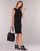 Odjeća Žene
 Kratke haljine Lauren Ralph Lauren BUTTON-TRIM CREPE DRESS Crna