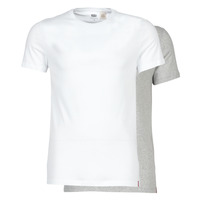 Odjeća Muškarci
 Majice kratkih rukava Levi's SLIM 2PK CREWNECK 1 Bijela / Siva