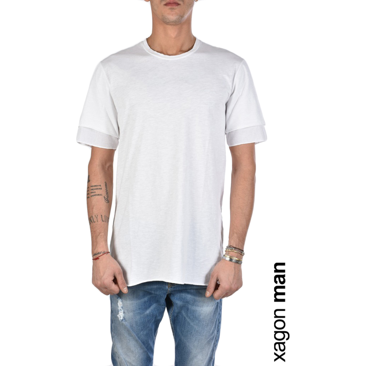 Odjeća Muškarci
 Majice kratkih rukava Xagon Man 2J19005 Bijela