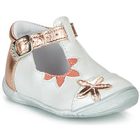 Obuća Djevojčica Balerinke i Mary Jane cipele GBB ANAXI Bijela / Ružičasta / Zlatna