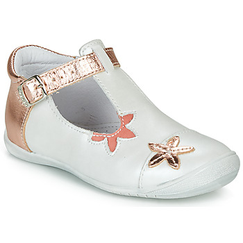 Obuća Djevojčica Balerinke i Mary Jane cipele GBB ANAXI Bijela / Ružičasta / Zlatna
