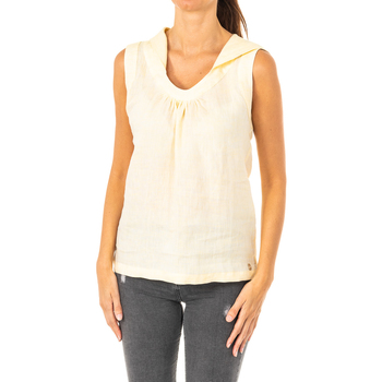 Odjeća Žene
 Majice s naramenicama i majice bez rukava La Martina JWU004-02070 Žuta
