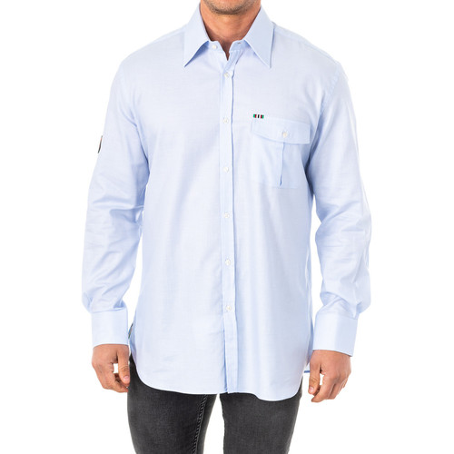 Odjeća Muškarci
 Košulje dugih rukava La Martina KMCJ01-C0112 Plava