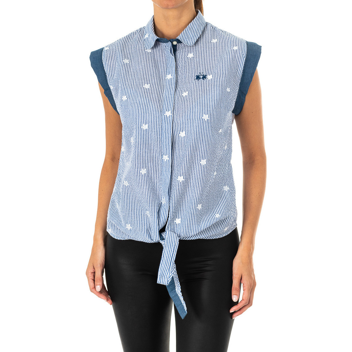 Odjeća Žene
 Košulje i bluze La Martina LWC303-F0043 Plava