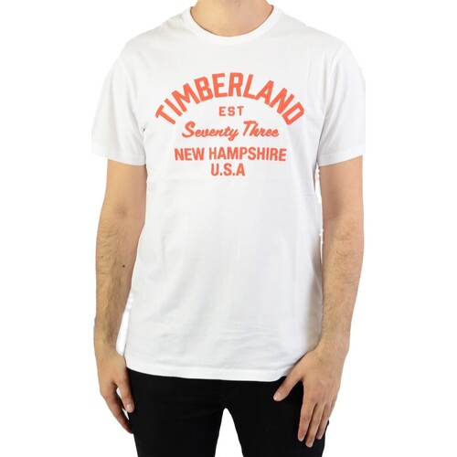 Odjeća Muškarci
 Majice kratkih rukava Timberland 135473 Bijela