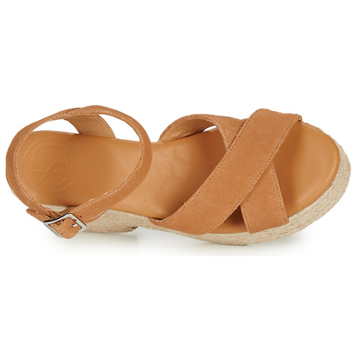 Superdry HIGH ESPADRILLE SANDAL Boja konjaka