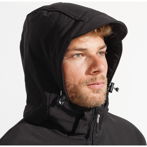 Sols ROCK MEN WINTER -CHAQUETA SOFTSHELL HOMBRE ACOLCHADA Crna