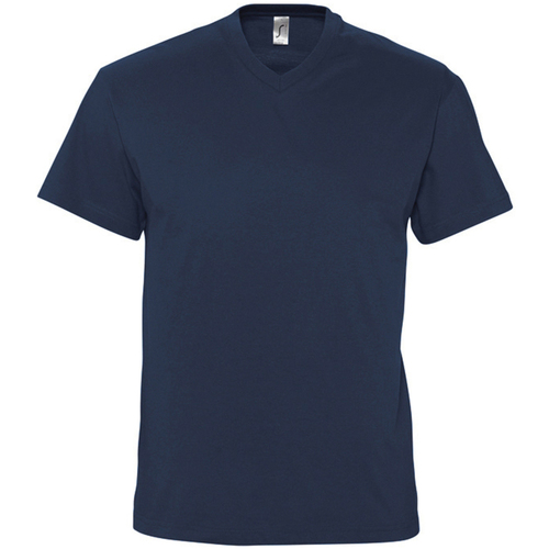 Sols VICTORY COLORS-CAMISETA HOMBRE CUELLO PICO DE ALGODÓN Plava