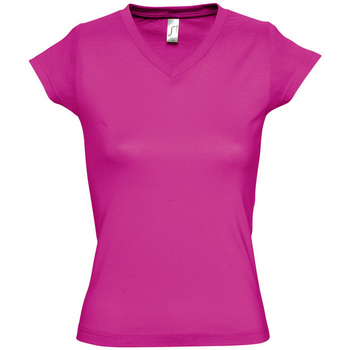 Sols MOON COLORS GIRL-camiseta mujer cuello pico -  100% algodón