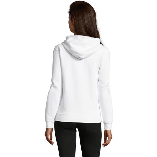 Sols SOUL WOMENN SPORT-CHAQUETA DE MUJER  CON CAPUCHA Bijela