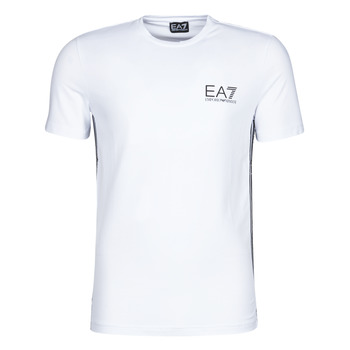Odjeća Muškarci
 Majice kratkih rukava Emporio Armani EA7 TRAIN LOGO SERIES M TAPE TEE ST Bijela