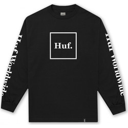 Odjeća Muškarci
 Majice / Polo majice Huf T-shirt domestic ls Crna