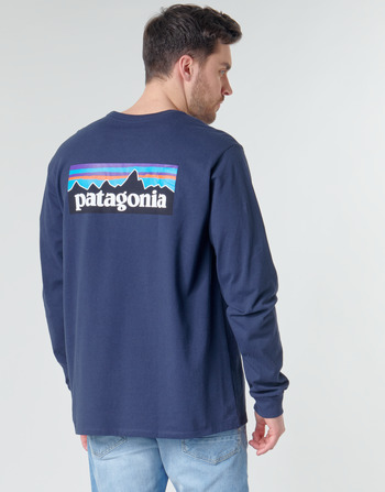 Odjeća Muškarci
 Majice dugih rukava Patagonia M's L/S P-6 Logo Responsibili-Tee Blue