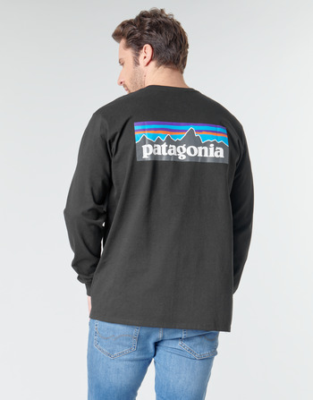 Odjeća Muškarci
 Majice dugih rukava Patagonia M'S L/S P-6 LOGO RESPONSIBILI-TEE Crna