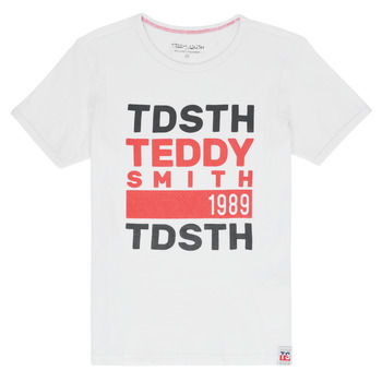 Odjeća Dječak
 Majice kratkih rukava Teddy Smith DUSTIN Bijela