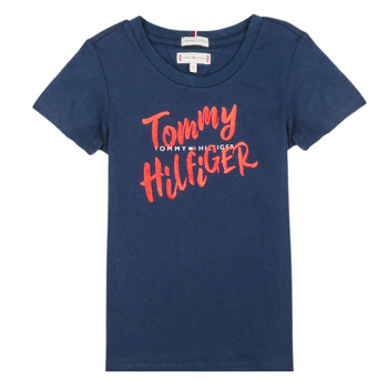 Odjeća Djevojčica Majice kratkih rukava Tommy Hilfiger KG0KG05030 Plava
