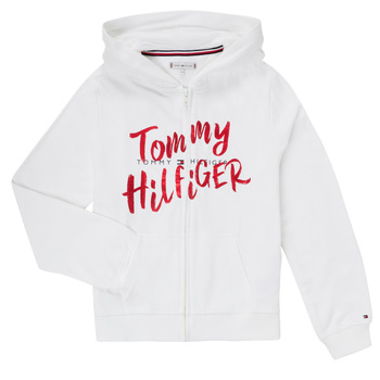 Odjeća Djevojčica Sportske majice Tommy Hilfiger KG0KG05043 Bijela
