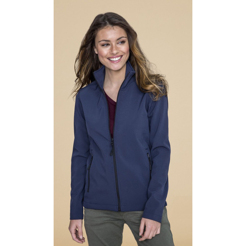 Sols RACE WOMENN CHAQUETA SOFTSHELL CON CREMALLERA MUJER Plava