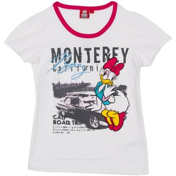 Odjeća Djevojčica Majice kratkih rukava Disney WD26120-BLANCO Bijela