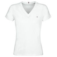Odjeća Žene
 Majice kratkih rukava Tommy Hilfiger HERITAGE V-NECK TEE Bijela