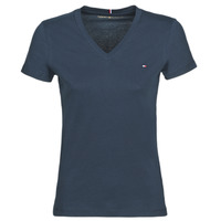 Odjeća Žene
 Majice kratkih rukava Tommy Hilfiger HERITAGE V-NECK TEE Plava