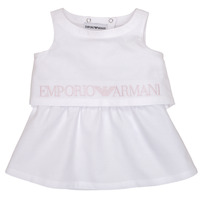 Odjeća Djevojčica Kratke haljine Emporio Armani Alberic Bijela