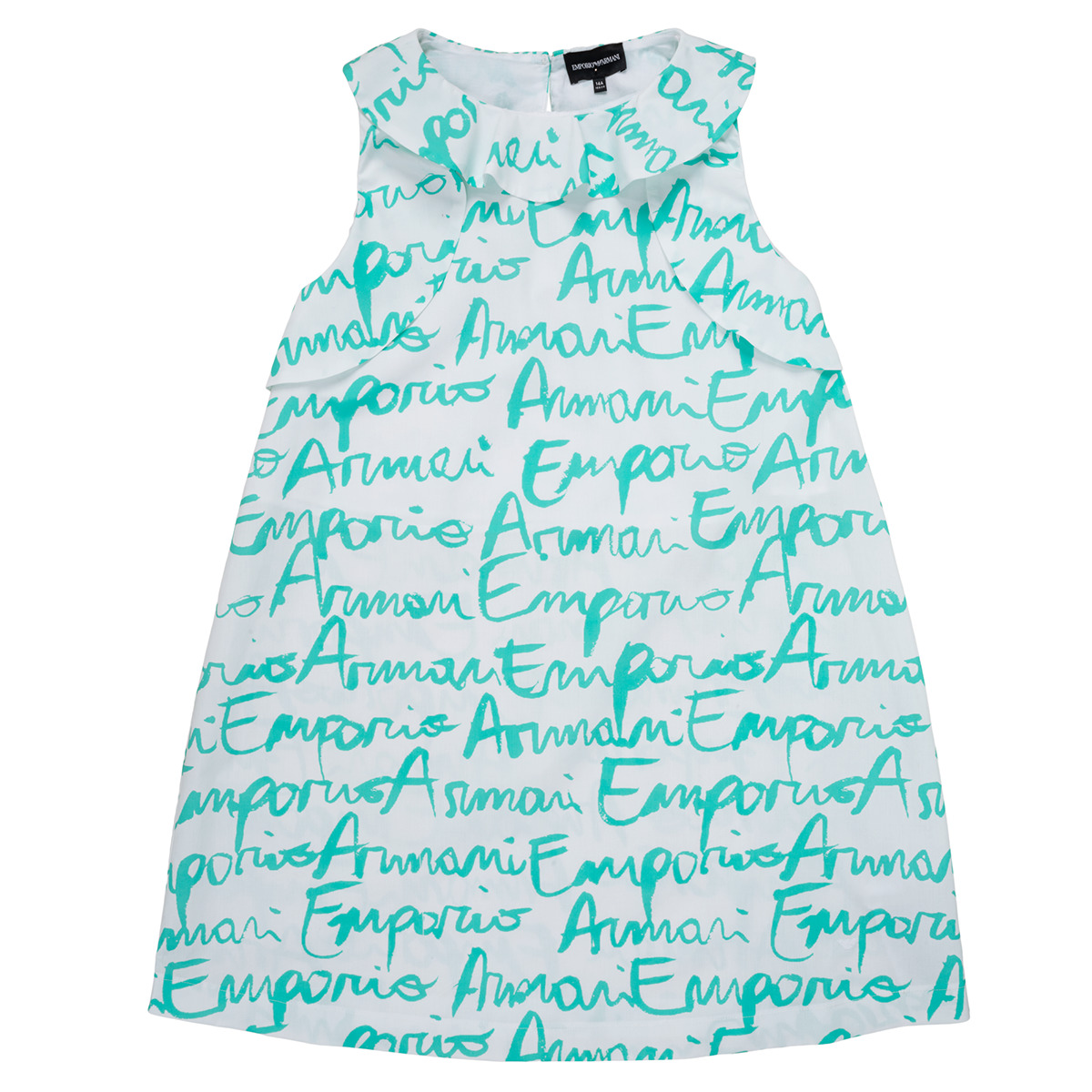 Odjeća Djevojčica Kratke haljine Emporio Armani Antoni Bijela / Plava
