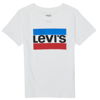 Odjeća Dječak
 Majice kratkih rukava Levi's SPORTSWEAR LOGO TEE Bijela