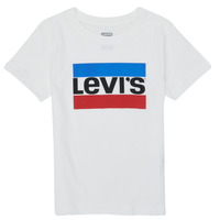 Odjeća Dječak
 Majice kratkih rukava Levi's SPORTSWEAR LOGO TEE Bijela