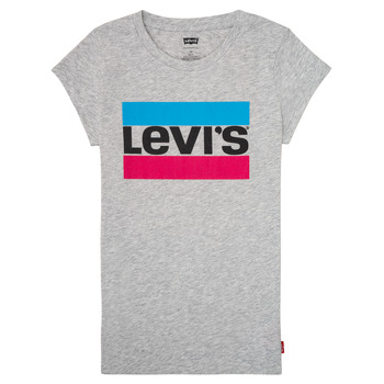 Odjeća Djevojčica Majice kratkih rukava Levi's SPORTSWEAR LOGO TEE Siva