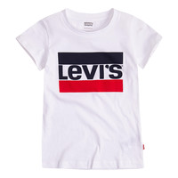 Odjeća Djevojčica Majice kratkih rukava Levi's SPORTSWEAR LOGO TEE Bijela
